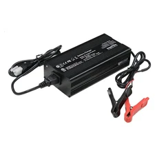 Ampere Time 14.6V 12V 10A AC/DC LiFePO4 Battery Charger For RV Solar-Refurbished