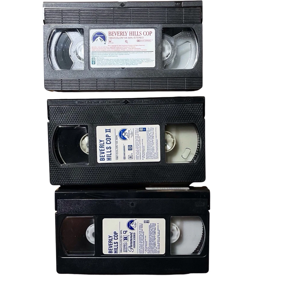 Beverly Hills Cop I & II VHS Special Collector’s Series Eddie Murphy Lot Of 3 Foto 4 de 4