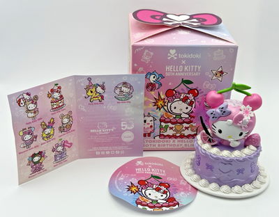 ハローキティ tokidokixHello vivitix コラボ 2008年 TOKIDOKI x Hello Kitty 50th Anniversary Purple Cake CHASER Blind