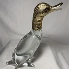 Frederick Cooper Chicago Brass Murano Glass Standing Duck - Vintage Figure