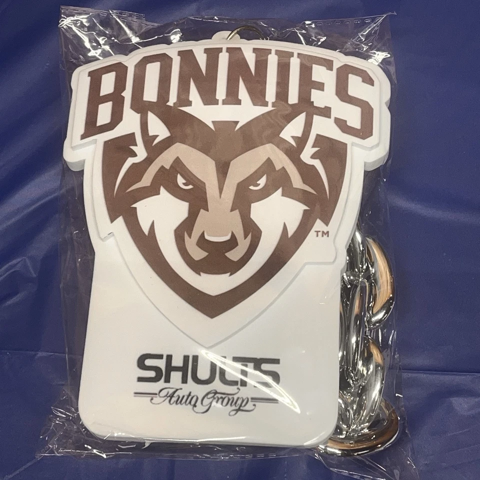 Collar Colgante Espuma Cadena Abanico San Buenaventura Bonnies NCAA Nuevo BonaWolf Mascota Foto 2 de 4