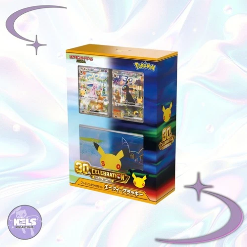 Pokémon 30th Celebration Premium Deck Set Espeon Umbreon M6a Japanese US Seller