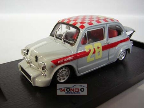 1:43 Brumm Fiat Abarth 1000 4Ore Monza 1966 Steinmetz R369B