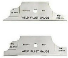 Master Gage- Fillet Weld Gage- stainless steel