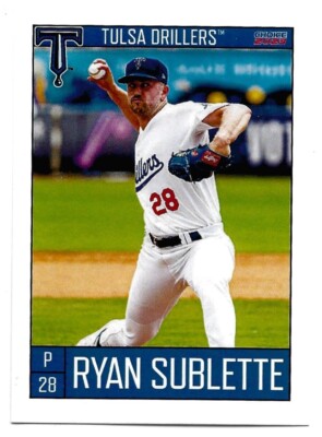 Ryan Sublette Rookie 2023 Tulsa Drillers #30 Dodgers