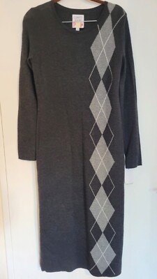 Damen Strickkleid von Clements Ribeiro POP Gr. S(36) grau NEU