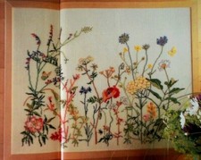 Cross Stitch Pattern FIELD of FLOWERS Wildflo...