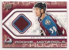 T.J. Galiardi 09-10 Upper Deck 2 Rookie Materials Game Jersey