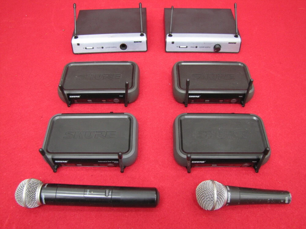 SHURE PGX4 WIRELESS MICROPHONE RECEIVER SYSTEM