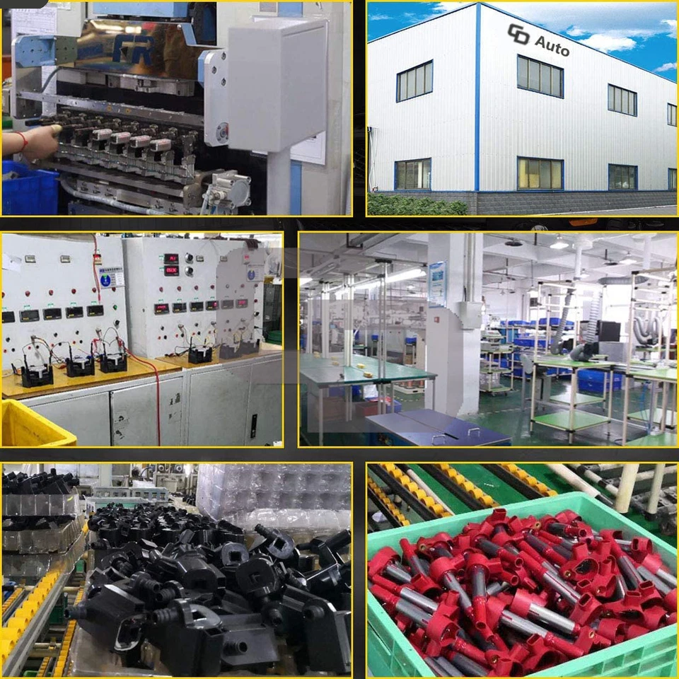 Bobina de encendido UF550 HQ 6 + bujía para Nissan Máxima Murano Infiniti 3,5 L OEM Foto 3 de 4