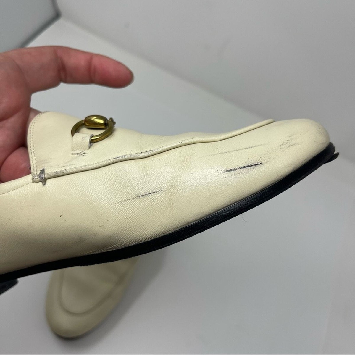 Gucci Mystic White Loafers (Brixton) GUCCI White Brixton Loafers 7 (37.5) | Mercari main image 4