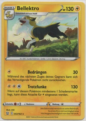 Pokemon - SWSH 5 - Kampfstile (TCG)/Deutsch - Bellektro - 053/163 *