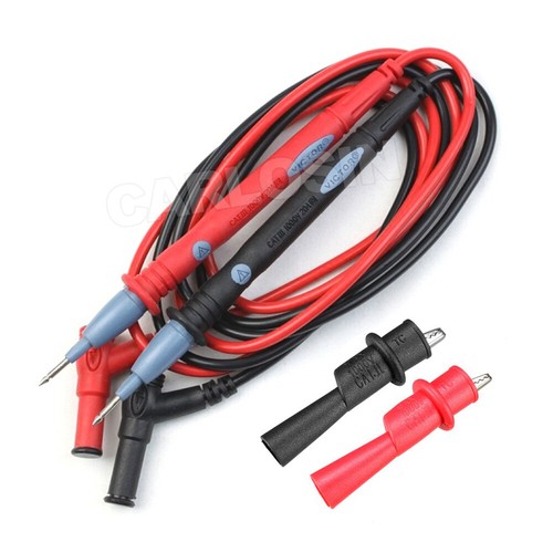 Multimeter Test Leads for Fluke Meter Electrical Alligator Clip Probes 1000V 20A - Picture 2 of 10