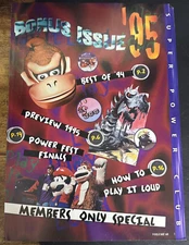 Nintendo Super Power Club Members Only Donkey Kong 1995 Full Page Print Ad