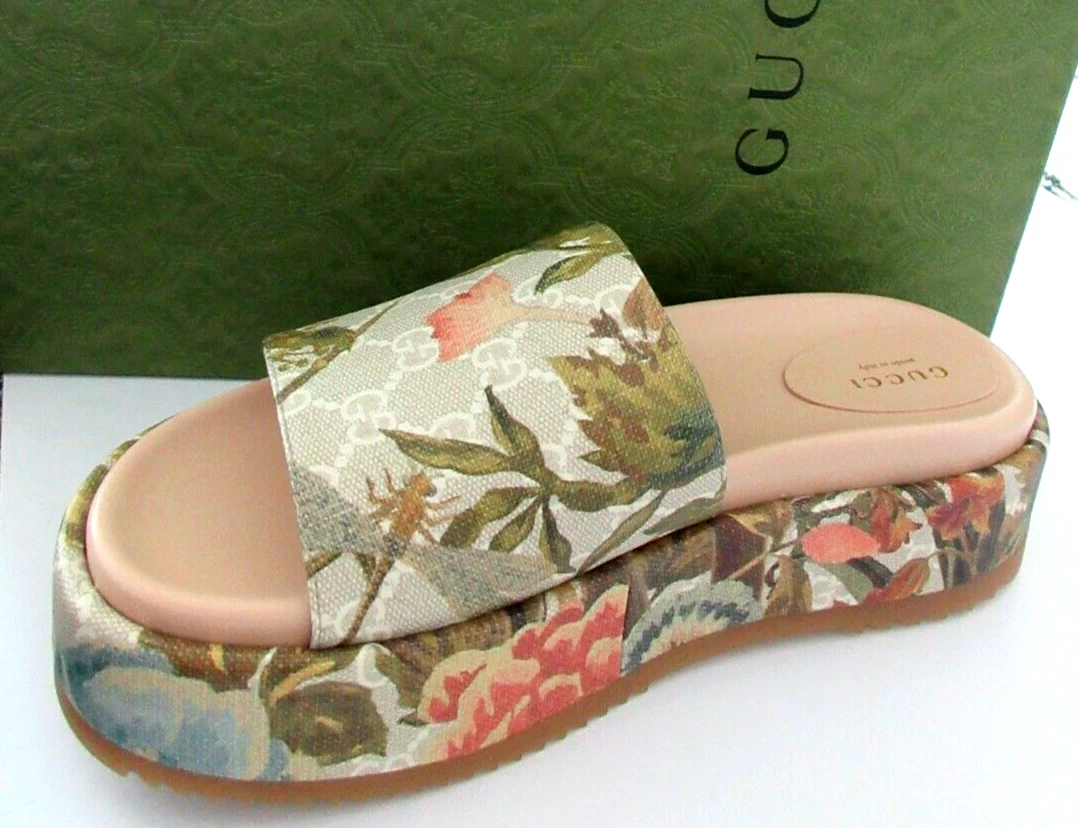 Gucci slippers shop floral