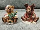 Boyd's Christmas Bears Grenville & Manheim Salt And Pepper Shakers 1998 — photo 1