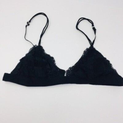boho Large corpino modern lace black bralette BoxC