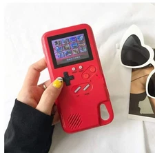 Retro Game Case Boy Red Samsung S21 Plus W/Charging Port New NIB Play 36 Games!