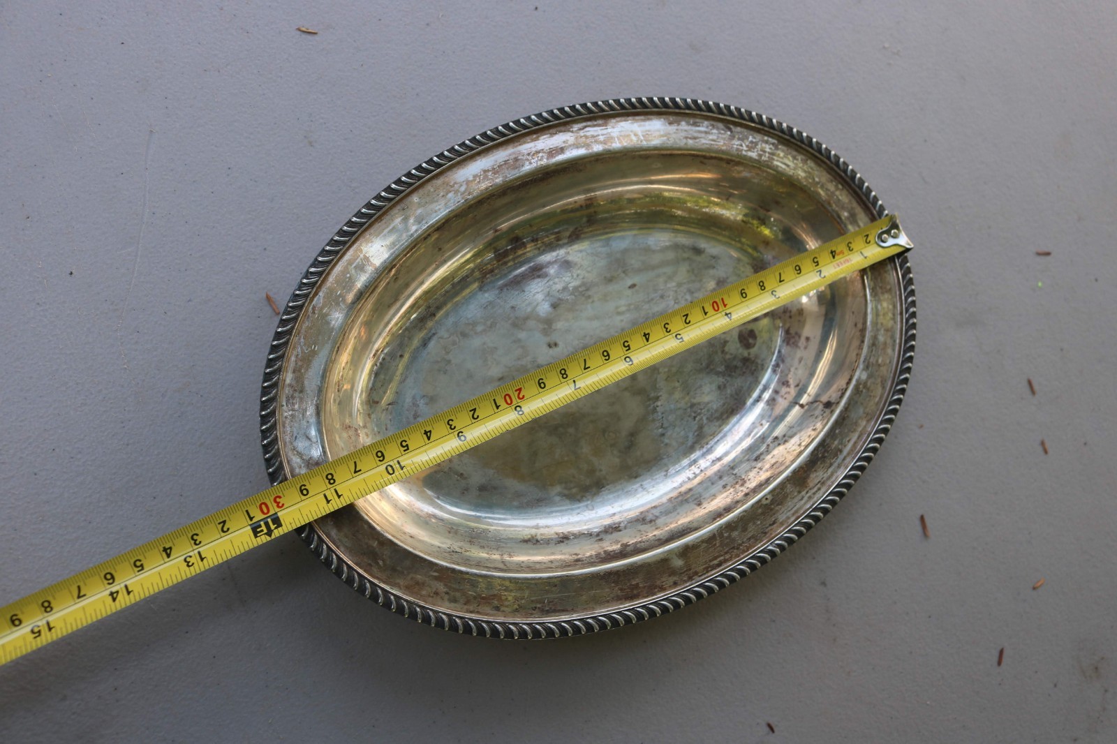 Lot of 2 Poole Silver Co Various Serving Bowl Tray EPNS