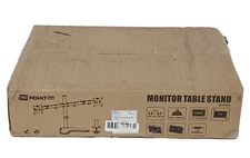 Mount-It! Double Monitor Desk Free Standing Fits 13"-32" Computer Screens