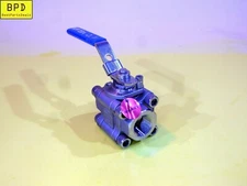 1X Genuine VTP-2000 3 Piece Ball Valve CF8M MPTFE Seat Graphite Seal 3/4" VELAN