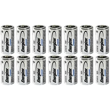 14 x CR123 Energizer 3V Lithium Batteries (CR123A, DL123, 123, EL123, CR17345)