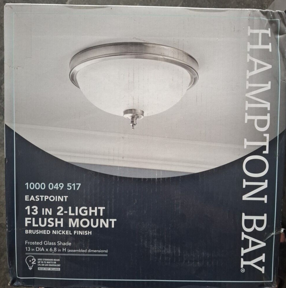 Flush Mount With Frosted