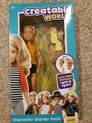 NEW Mattel Creatable World ''Blonde Hair'' Character Starter Pack CS-414