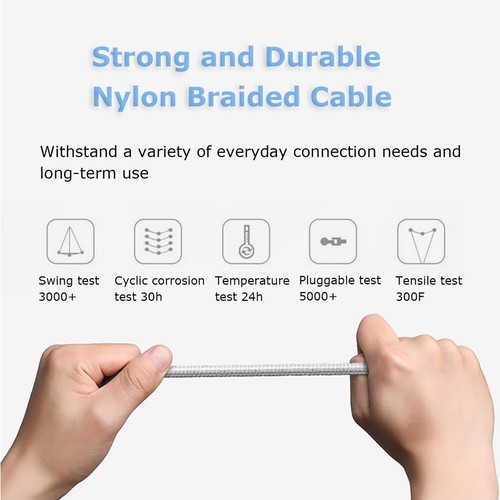 USB Type-C to USB-C 3.1 Charging Cable Male to Male for MacBook High Speed - Picture 12 of 16