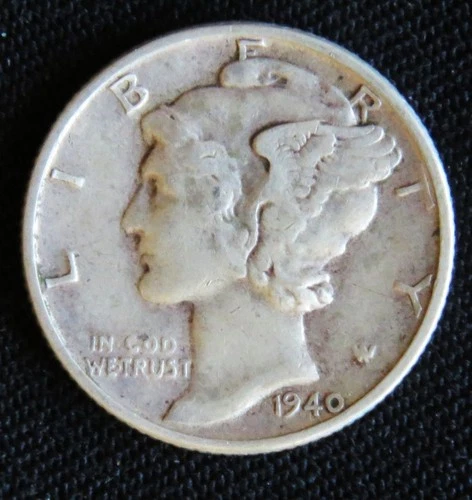 1940 D   Mercury Dime     (247B-2)