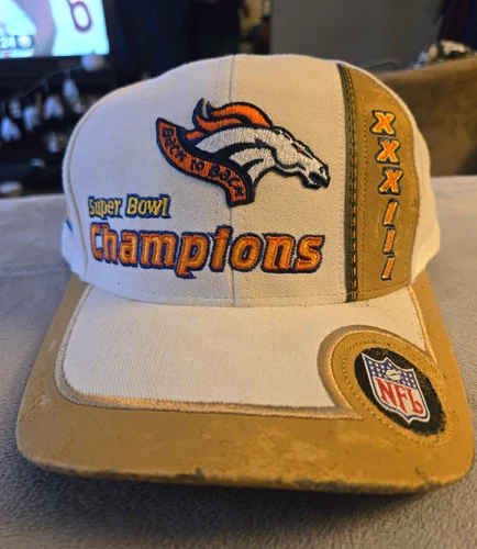 Logo Athletic Denver Broncos Super Bowl XXXII Champions Cap Hat One Size Tan