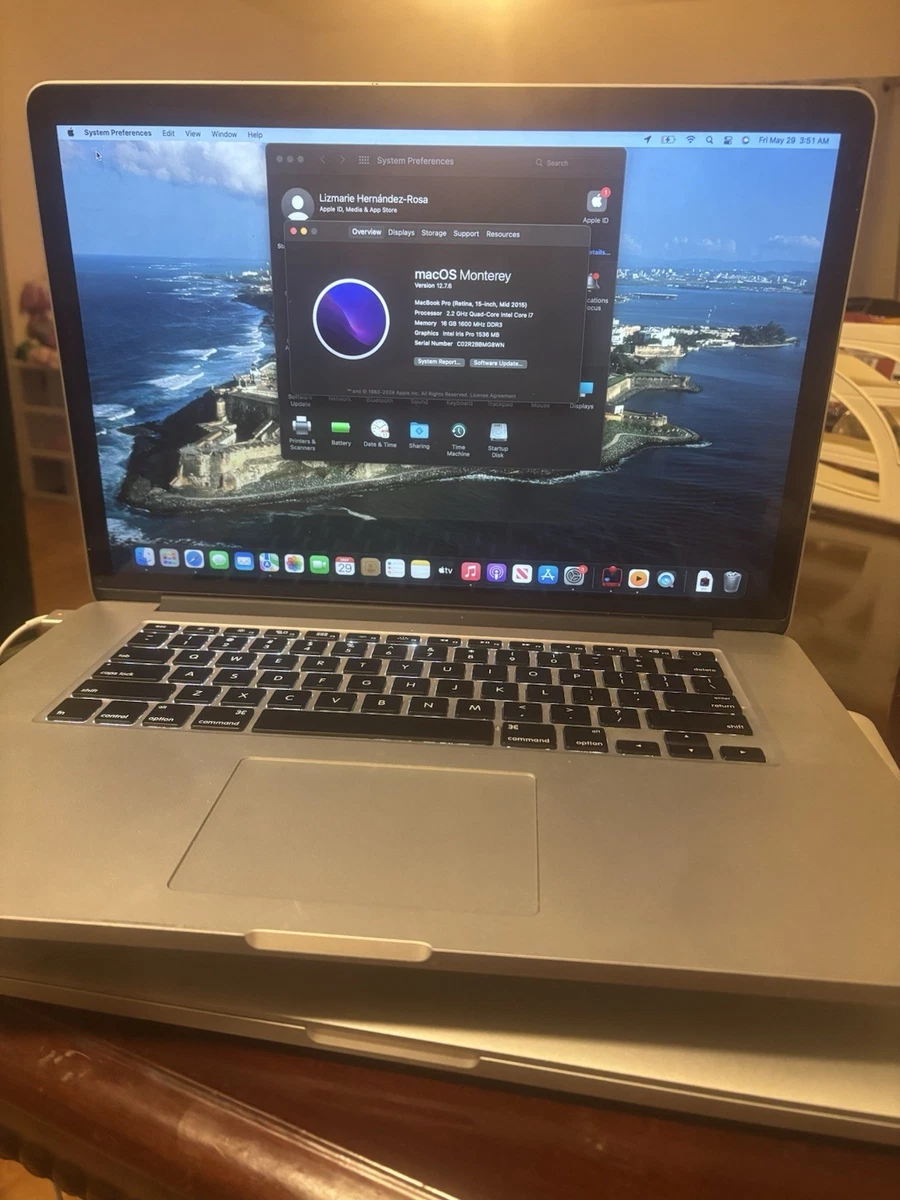 2015 Apple MacBook Pro 15.4 Inch Laptops for sale | eBay