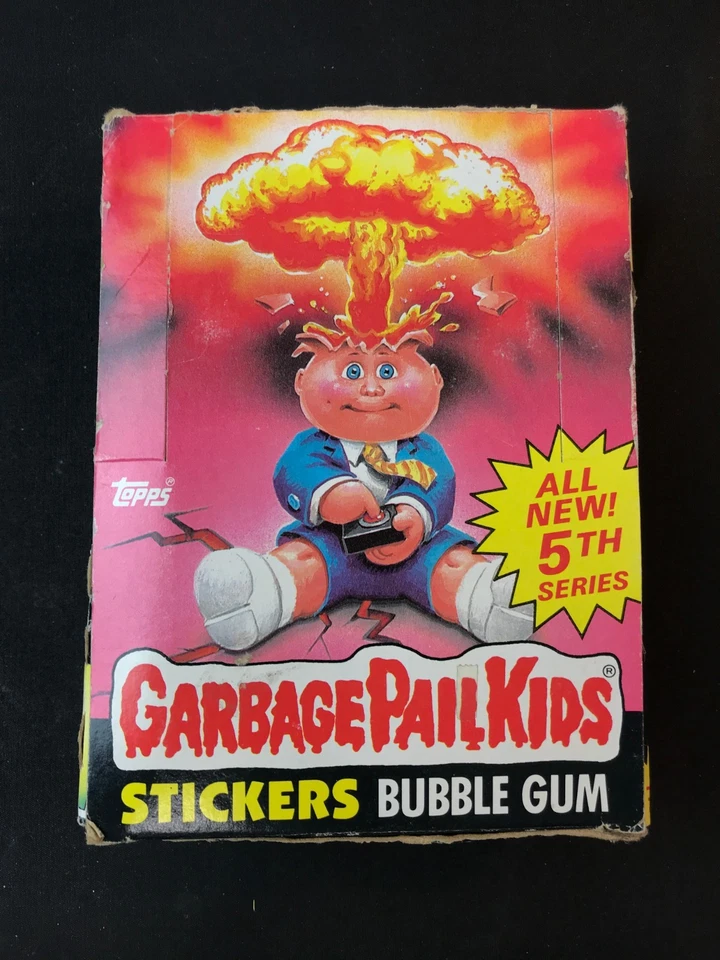 1986 Topps Garbage Pail Kids OG quinta serie ¡paquete GPK sin abrir! (de caja fresca) Foto 4 de 4