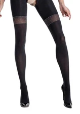 Amour Glamour Sparkle Crotchless Tights