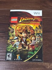 LEGO Indiana Jones Original Adventures Nintendo Wii Instruction Manual Only