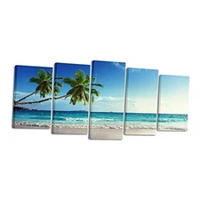  5 Piece Large Modern Contemporary 14x24inchx2pcs,14x28inchx2pcs,14x32inchx1pc