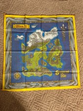 Vintage Ultima VII Part Two: Serpent Isle Cloth Map ONLY PC Game
