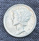 1942 Mercury Dime Silver Uncirculated Uncertified Nice BU US Coin