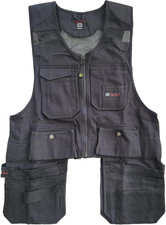 Men Work Vest Pockets Utility Tool Pro