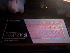 Glorious GMMK2 Mechanical Gaming Keyboard - Pink, US English