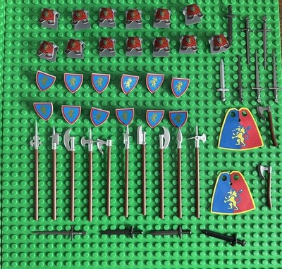 Custom Ritterburg Minifigur Restposten Waffen Zubehör x50 3rd Party 
