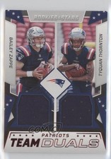 2022 Panini Rookies & Stars Team Duals 227/249 Bailey Zappe Tyquan Thornton 0t6a
