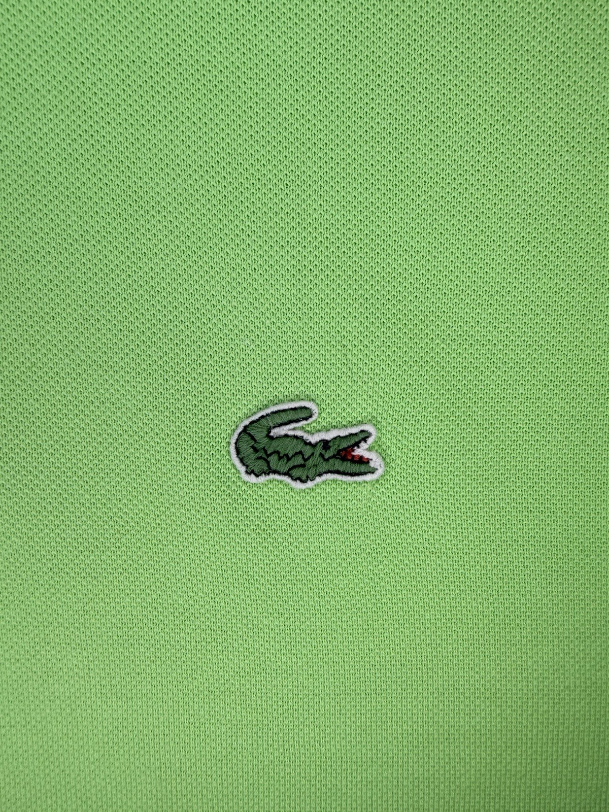 Men’s Lacoste Short Sleeve Polo Shirt Large Size 5 Green Summer Spring thumbnail 4