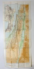 Zev Vilnay / Large color map of Israel from 1959