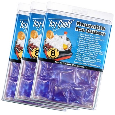 ICY COOLS Reusable Ice Cubes for Drinks, Coolers, and Lunch Boxes  135 Total ...