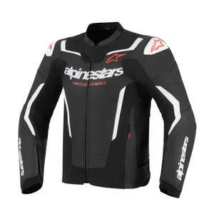 Alpinestars GP Force V2 Airflow Leather Ce Jacket Black White