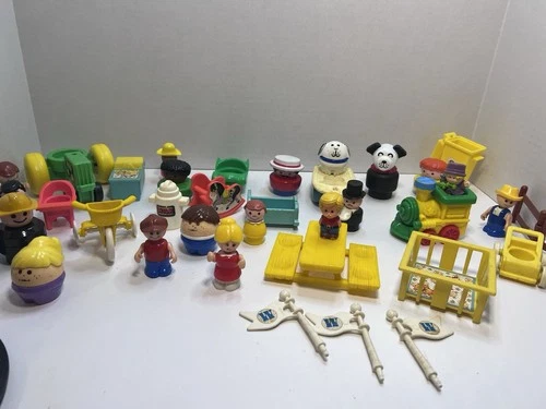 Fisher Price/Little People Vintage Toy And Accessories Lot