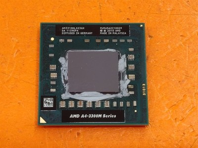       CPU Processor AMD A4-3300M Series AM3310HLX23GX Socket FS1 2.1GHz