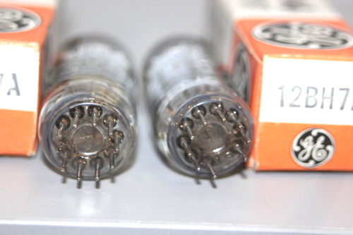 2 Match & Balance Pair 12BH7A GE Tubes - Maxi & 539B Tested at 110% of NEW - Picture 12 of 16