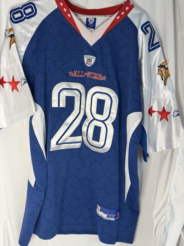 Adrian Peterson 2009 All-Star Game Pro Bowl #28 Football-NFL Reebok Jersey Sz 54